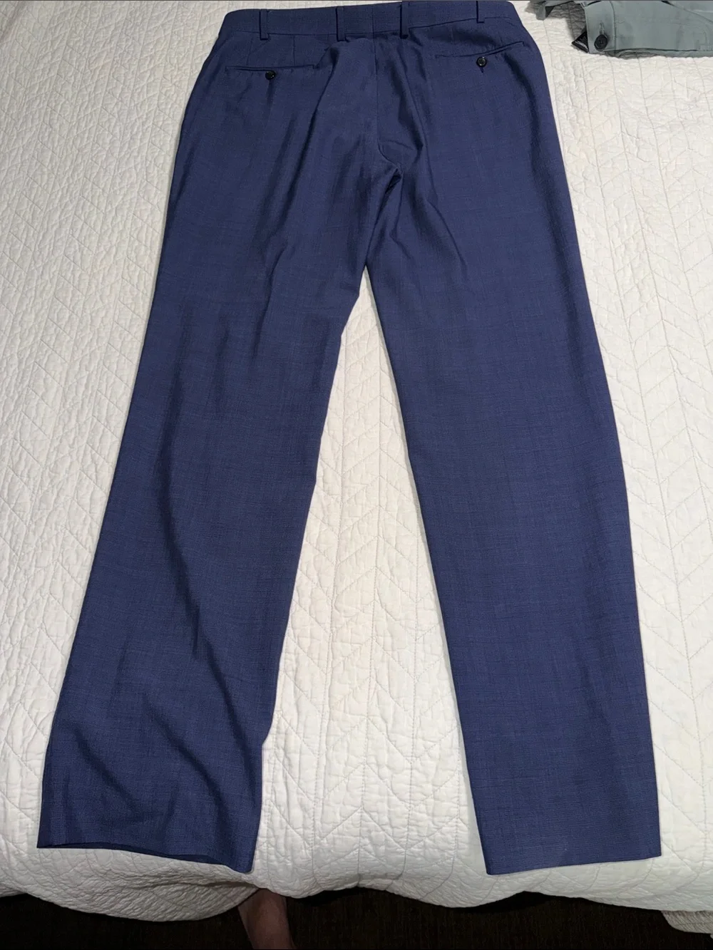 Ralph Lauren Navy Blue Dress Pants - Tailored Front Pleat